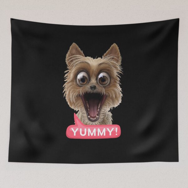 Item preview, surprised dog  yummy designed and sold by RAKANSHIRTS.