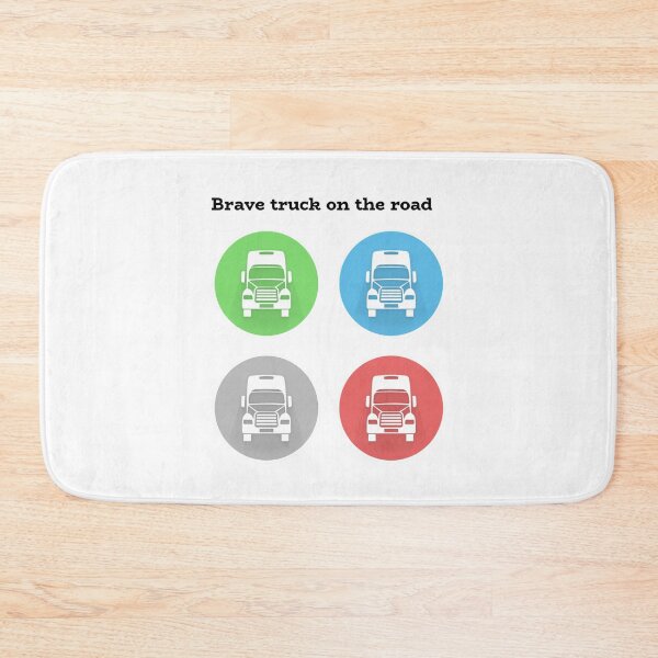 Item preview,  Brave truck on the road designed and sold by creativeknow.