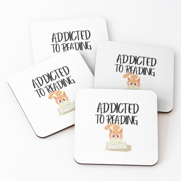 Item preview,  ADDICTED TO READING  designed and sold by RetroPlaceee.