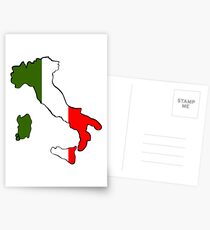 Map of Italy Postcards