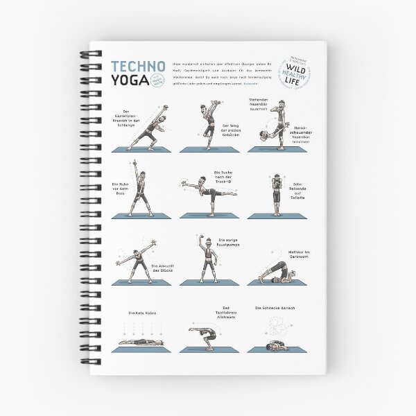 Artikelvorschau, Techno Yoga (deutsch) entworfen und verkauft von B-K-Art.