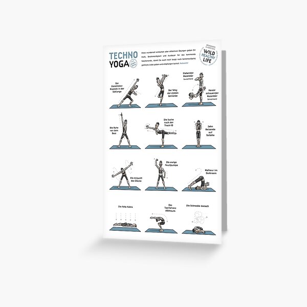 Item preview, Techno Yoga (German) designed and sold by B-K-Art.