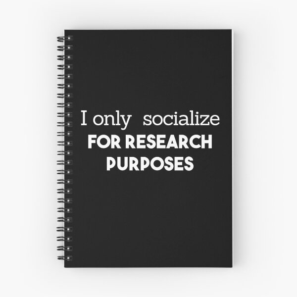 Item preview, I only socialize for research purposes. Funny Introvert designed and sold by Wise-Man.