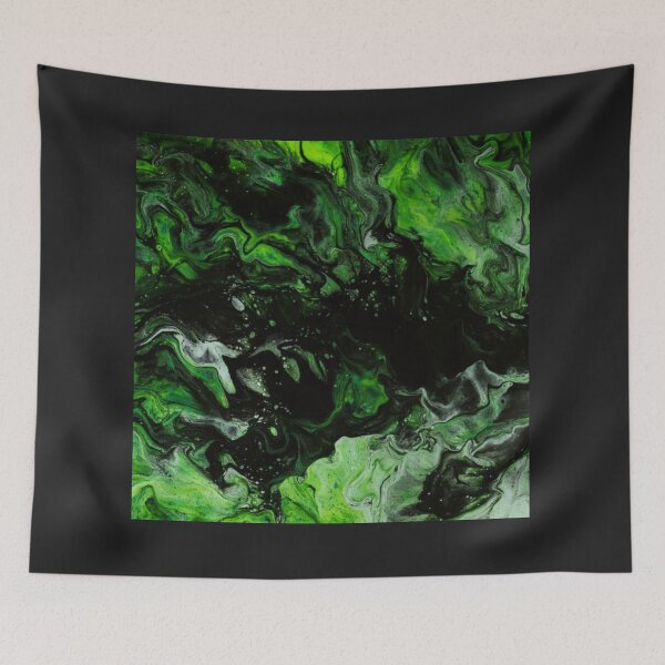 Item preview, Green splash art designed and sold by WallStreet Arts.