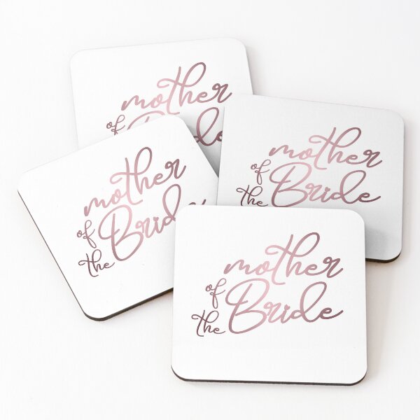 Item preview, Mother of the bride beautiful typography in metallic rustic pink | For bride's Mom |Outfit for bride's mother | Wedding day stuff designed and sold by Violet Treasures.