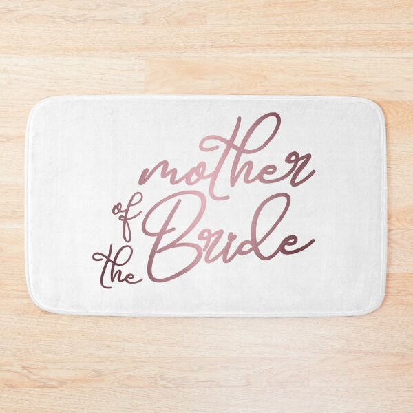 Item preview, Mother of the bride beautiful typography in metallic rustic pink | For bride's Mom |Outfit for bride's mother | Wedding day stuff designed and sold by Violet Treasures.