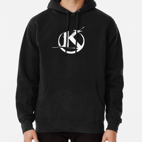 Long-Sleeve Monogram Logo Fleece Hoodie