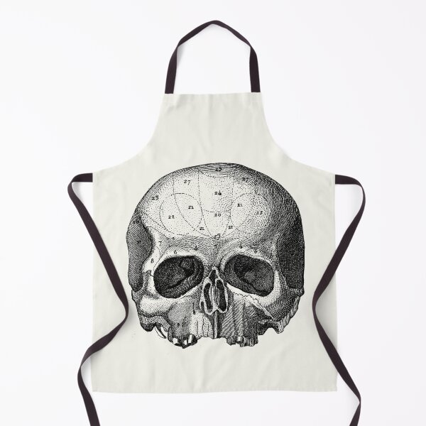 Item preview, Skull diagram (white) designed and sold by Robert Ropars.