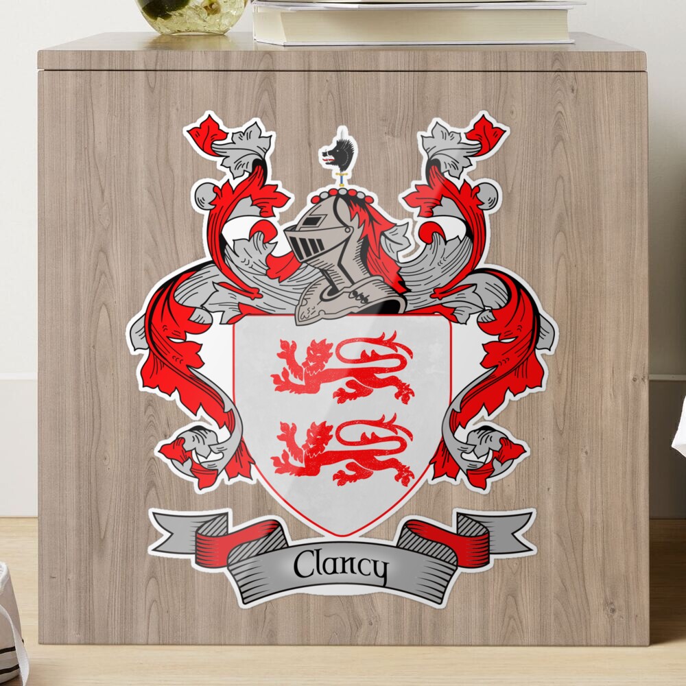 Clancy Coat of Arms Vintage Poster 