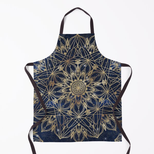 Item preview, Gold Blue Mandala Star Nebula Design designed and sold by InovArtS.