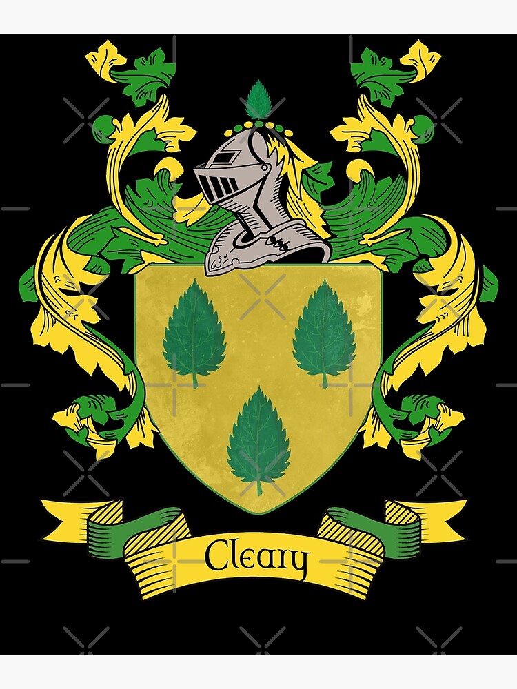 Clancy Coat of Arms Vintage Poster 