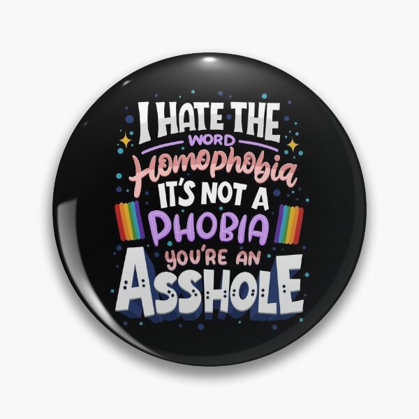 Item preview, I HATE The Word Homophobia - LGBTQ Pride Support designed and sold by anziehend.