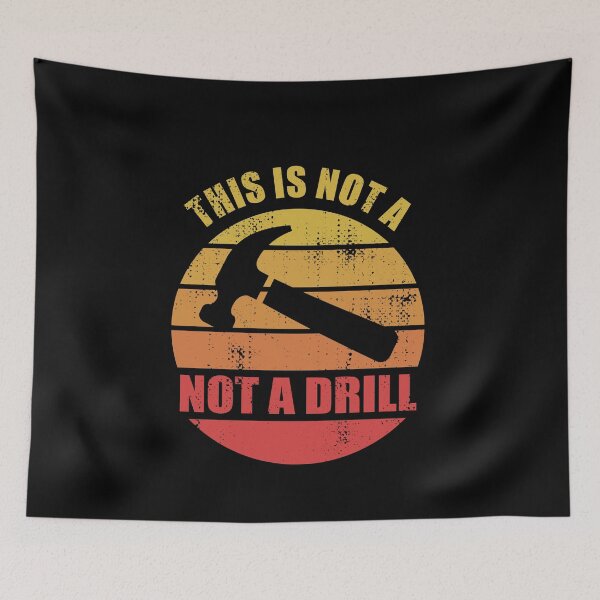 Item preview, This Is Not A Drill, Sunset Design designed and sold by Avishy.