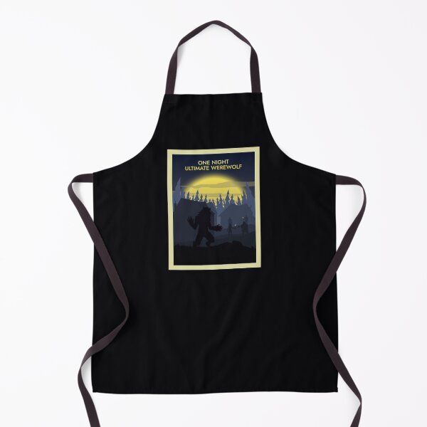 Item preview, One Night Ultimate Werewolf - Board Game - Minimalist Travel Poster Style - Board Games Art designed and sold by MeepleDesign.