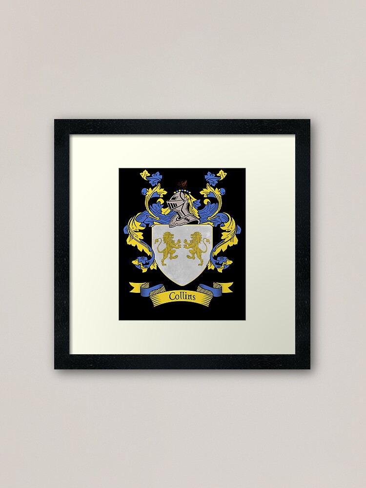 Collins Family Crest and Motto Poster for Sale by Hibernia29