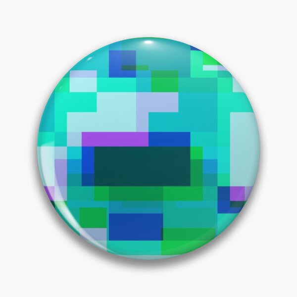 Item preview, Funky Teal and Purple Geometric Pattern designed and sold by Krysanthe.