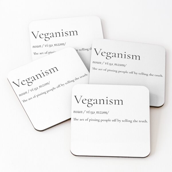 Item preview, Veganism funny definition designed and sold by Masey-Clothing.