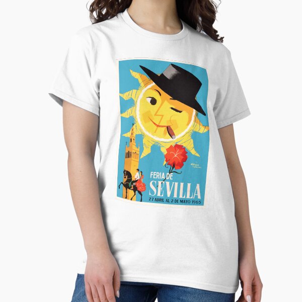 Vista previa del artículo con la obra «Cartel de la Feria de Abril de Sevilla, España, 1965», diseñado y vendido por retrographics.