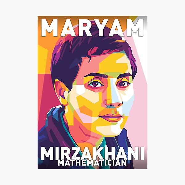 Item preview, Maryam Mirzakhani designed and sold by Shecience.