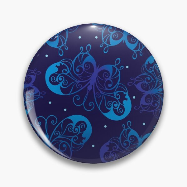 Item preview, Butterfly art of blue butterfly background - gift for butterfly lovers designed and sold by Alice-Elgawi.