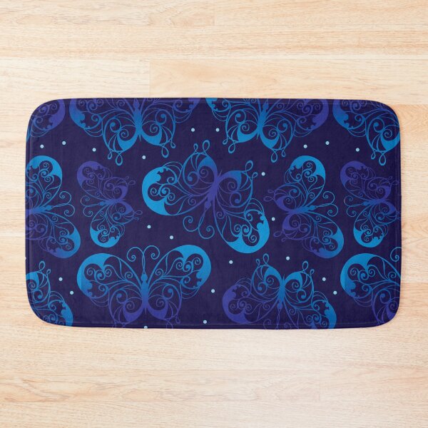 Item preview, Butterfly art of blue butterfly background - gift for butterfly lovers designed and sold by Alice-Elgawi.