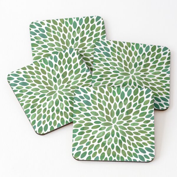Item preview, Floral Bloom Watercolor in Green designed and sold by meggydesigns.