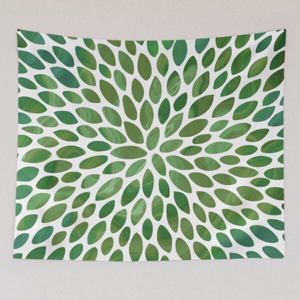 Item preview, Floral Bloom Watercolor in Green designed and sold by meggydesigns.