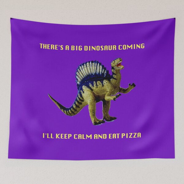 Item preview, Keep calm and eat pizza designed and sold by Diesel Drinking Dinosaurs.