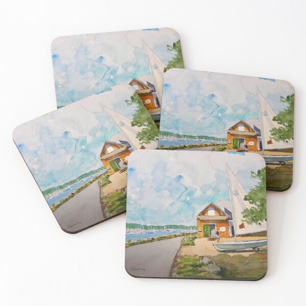 Item preview, Boat House, Todd's Point, Old Greenwich,  Connecticut designed and sold by Jeanne Conway.