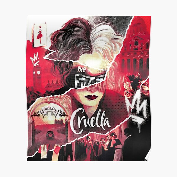 Cruella De Vil Art Design Poster