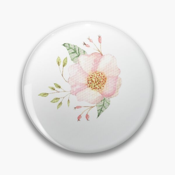 Item preview, Pink rosehip watercolor designed and sold by Natallia Leanovich.