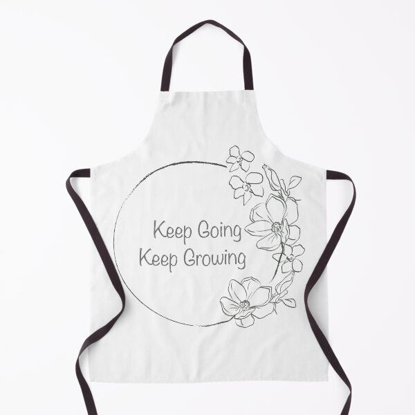 Item preview, Inspiring tekst / inspiring quote "keep going keep growing". Flower design. designed and sold by Zoef-Design.