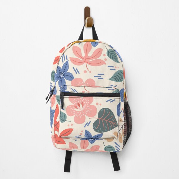 Item preview, Colorful Flowers and Leaf Pattern designed and sold by Arne Smet.