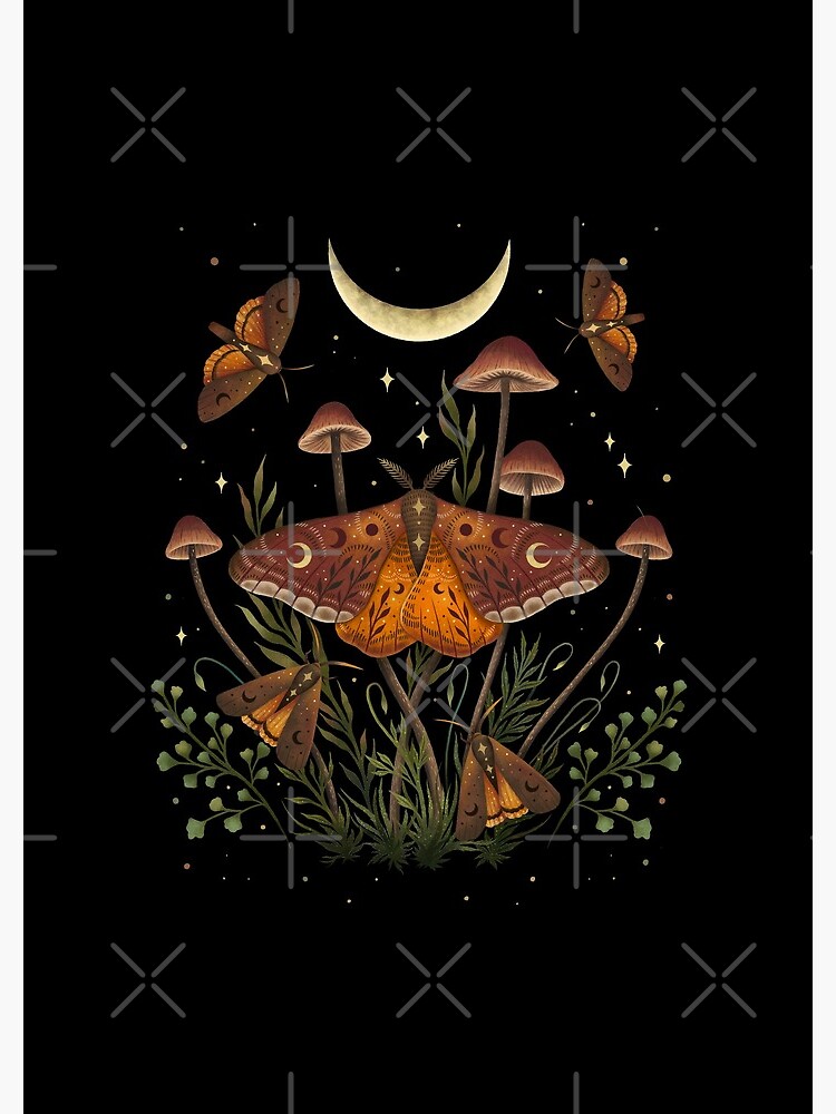 Thumbnail 3 of 3, Spiral Notebook, Autumn Light Underwing designed and sold by episodicDrawing.