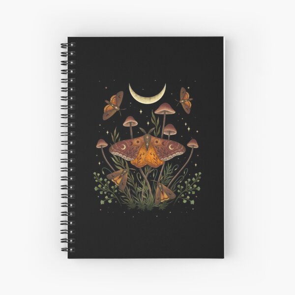 Autumn Light Underwing Spiral Notebook