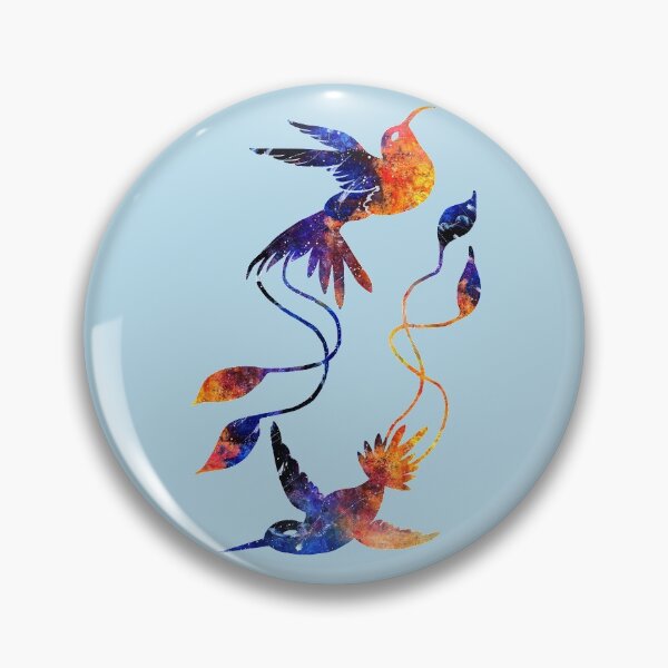 Item preview, Universe soul spirit abstract hummingbirds  designed and sold by TitaCris.