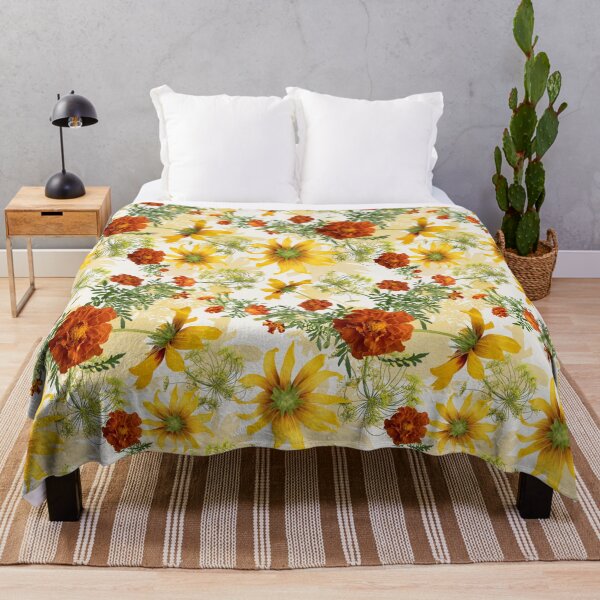 Item preview, Cheerful Botanical Floral Print Pattern (See others in the set!)  designed and sold by cozycaroline.