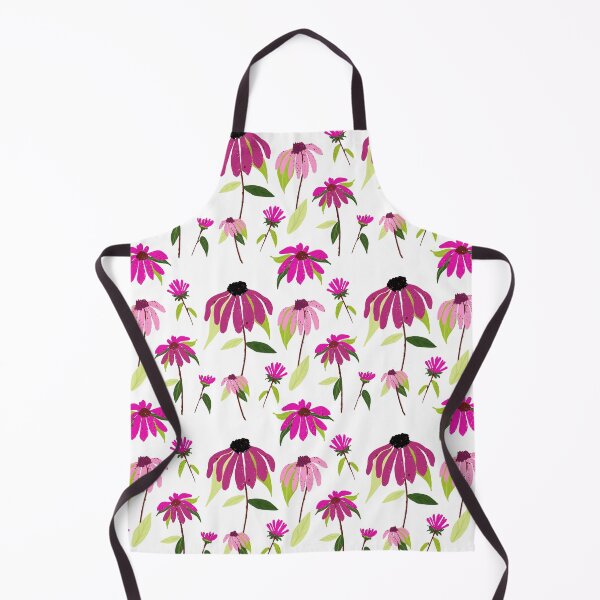 Item preview, Expressive Coneflowers on white designed and sold by Karen Dodge.