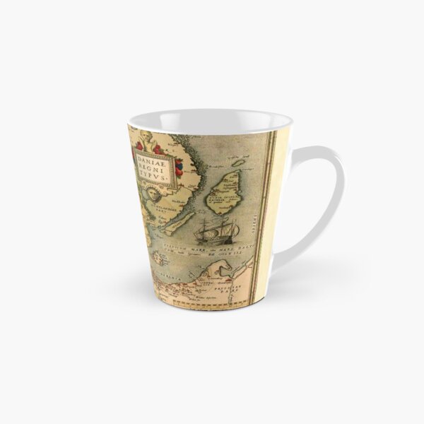 Map Of Denmark 1572 Tall Mug