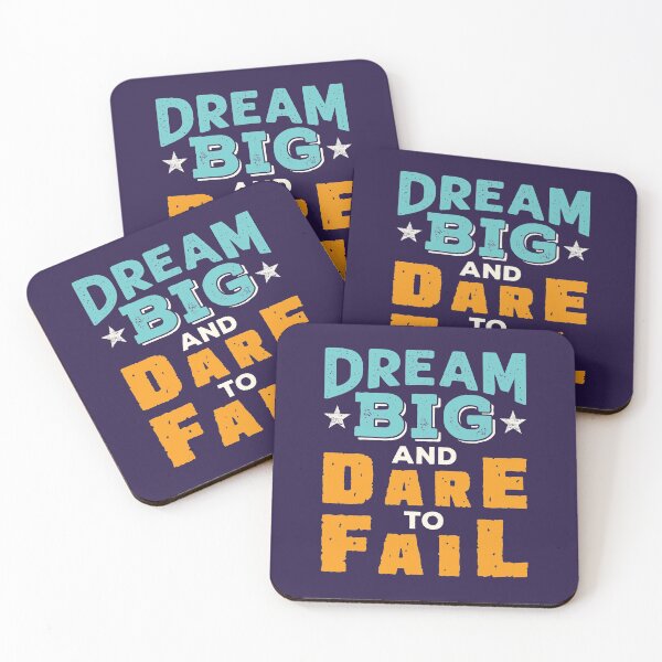 Item preview, Dream Big and Dare to Fail Positive Vibes designed and sold by jaygo.