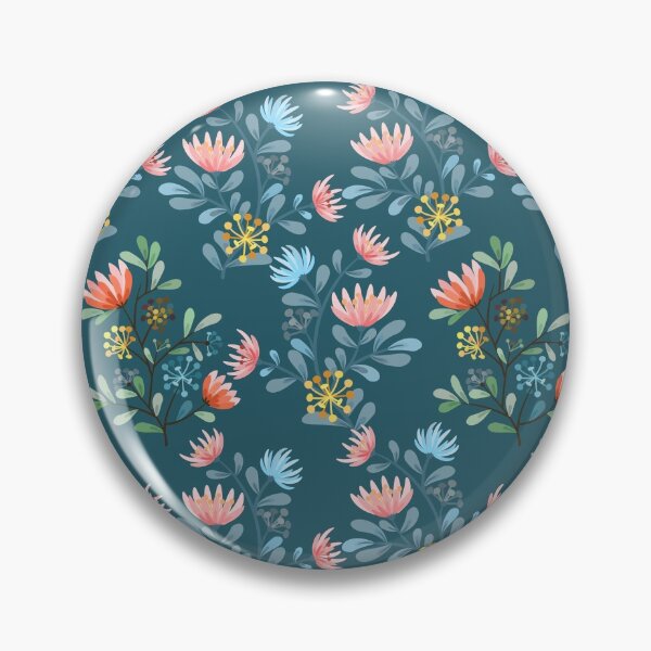 Item preview, hand drawn flower pattern designed and sold by Arne Smet.