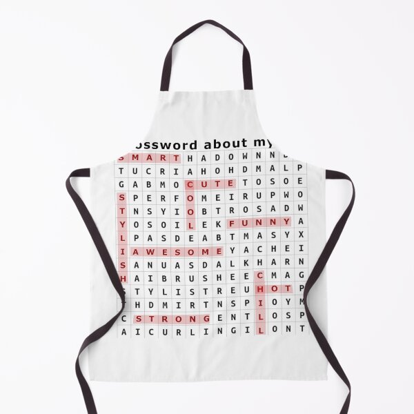 Item preview, Crossword/Word search puzzle about yourself funny joke design designed and sold by TitanWear.