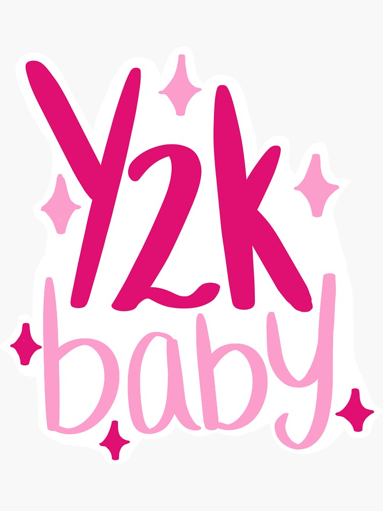 "Y2K baby" Sticker by KristenST Redbubble