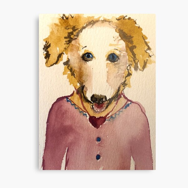 Birdie the Dog Metal Print