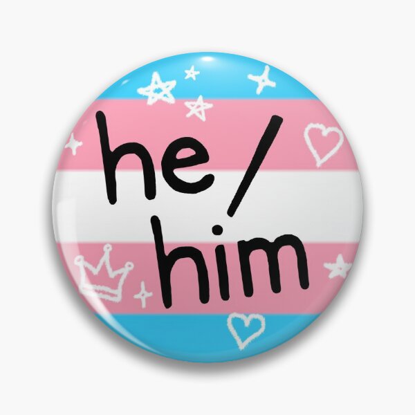 Item preview, He / Him designed and sold by ekaterinak0423.