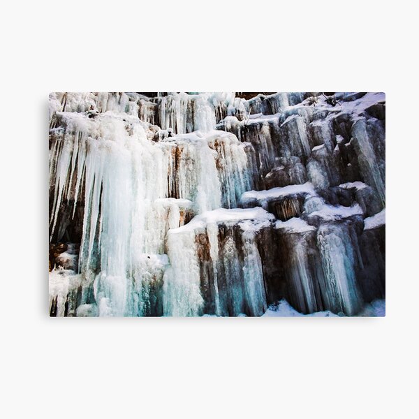 Icicle Castle - Photography Print Canvas Print