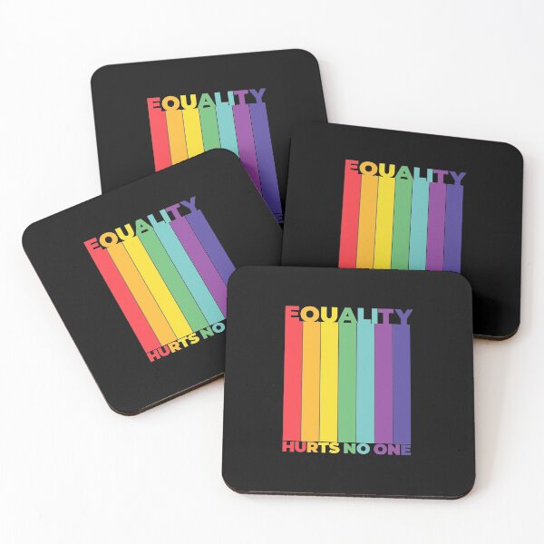 Item preview, Equality Hurts Nobody Human Rights LGBTQ Flag Pride designed and sold by wackodesign.