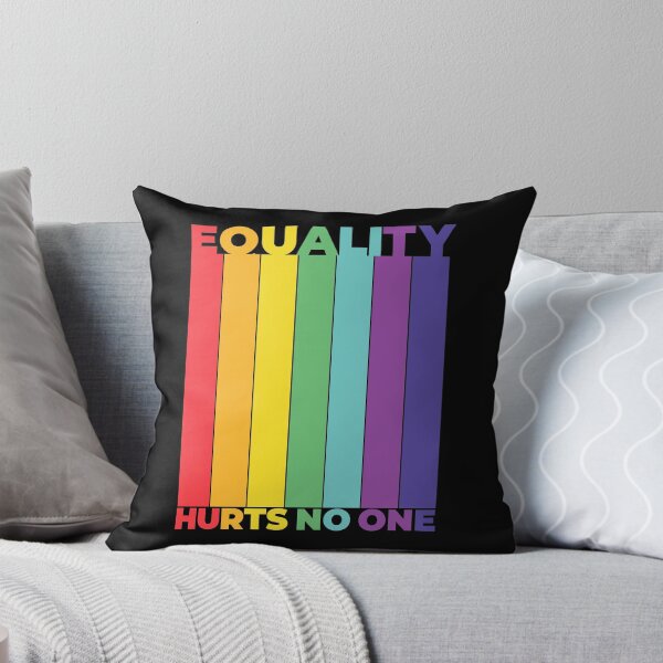 Item preview, Equality Hurts Nobody Human Rights LGBTQ Flag Pride designed and sold by wackodesign.