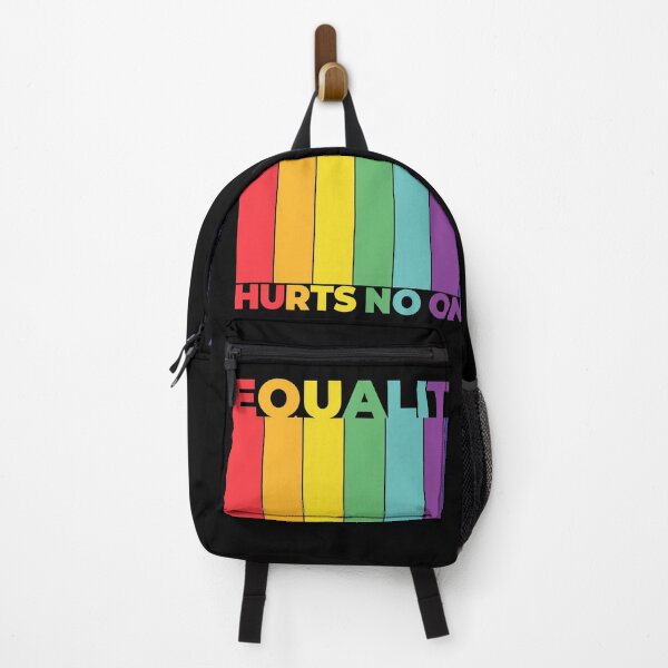 Item preview, Equality Hurts Nobody Human Rights LGBTQ Flag Pride designed and sold by wackodesign.