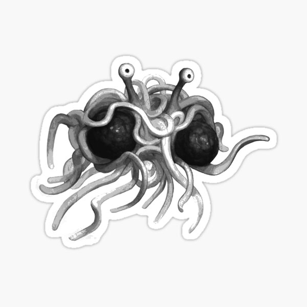 Artikel-Vorschau von Fliegende Spaghettimonster, designt und verkauft von MikeTheGinger94.
